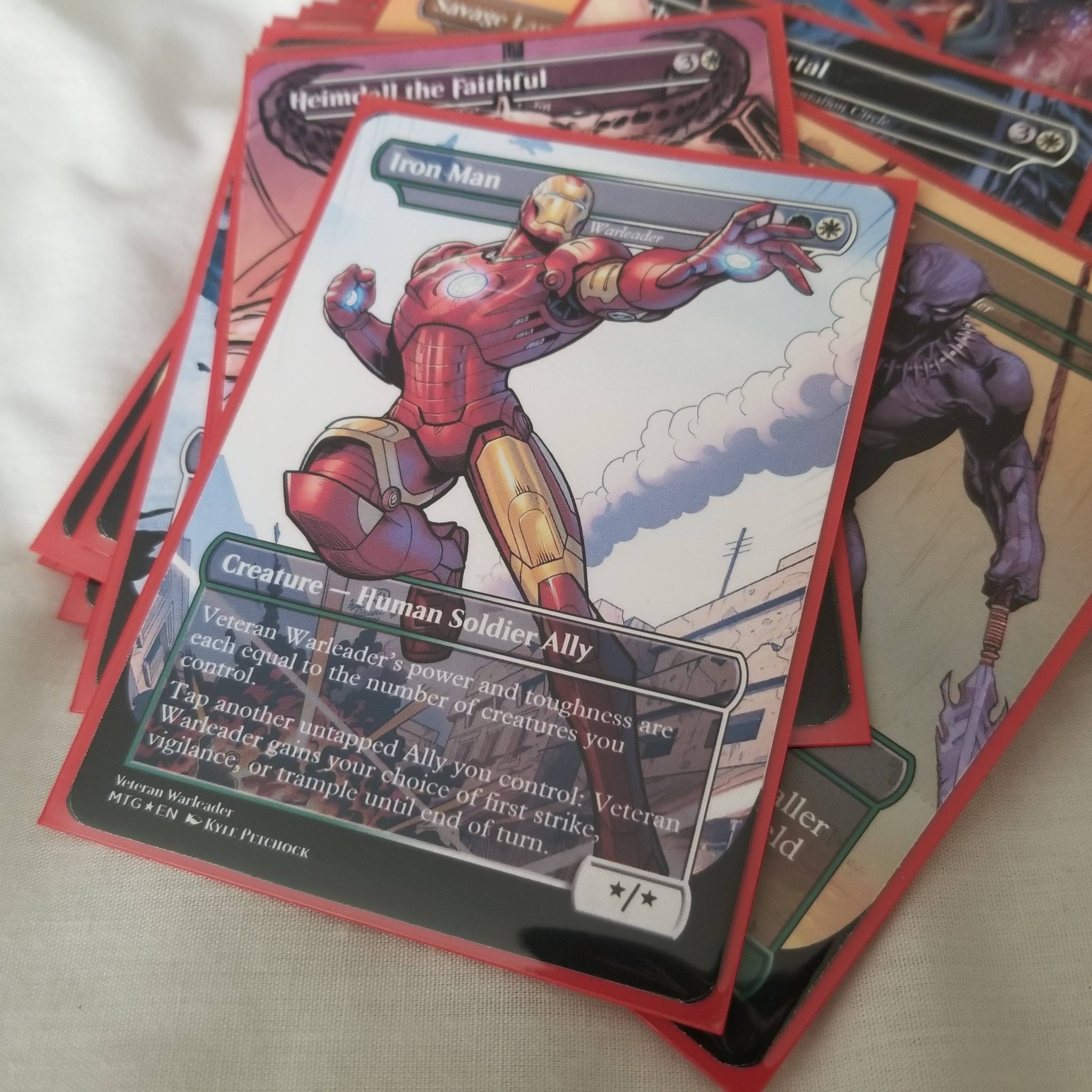 Marvel Stan Lee Super Hero 100 Card MTG Proxy EDH Commander Deck — Custom Magic The Gathering Deck