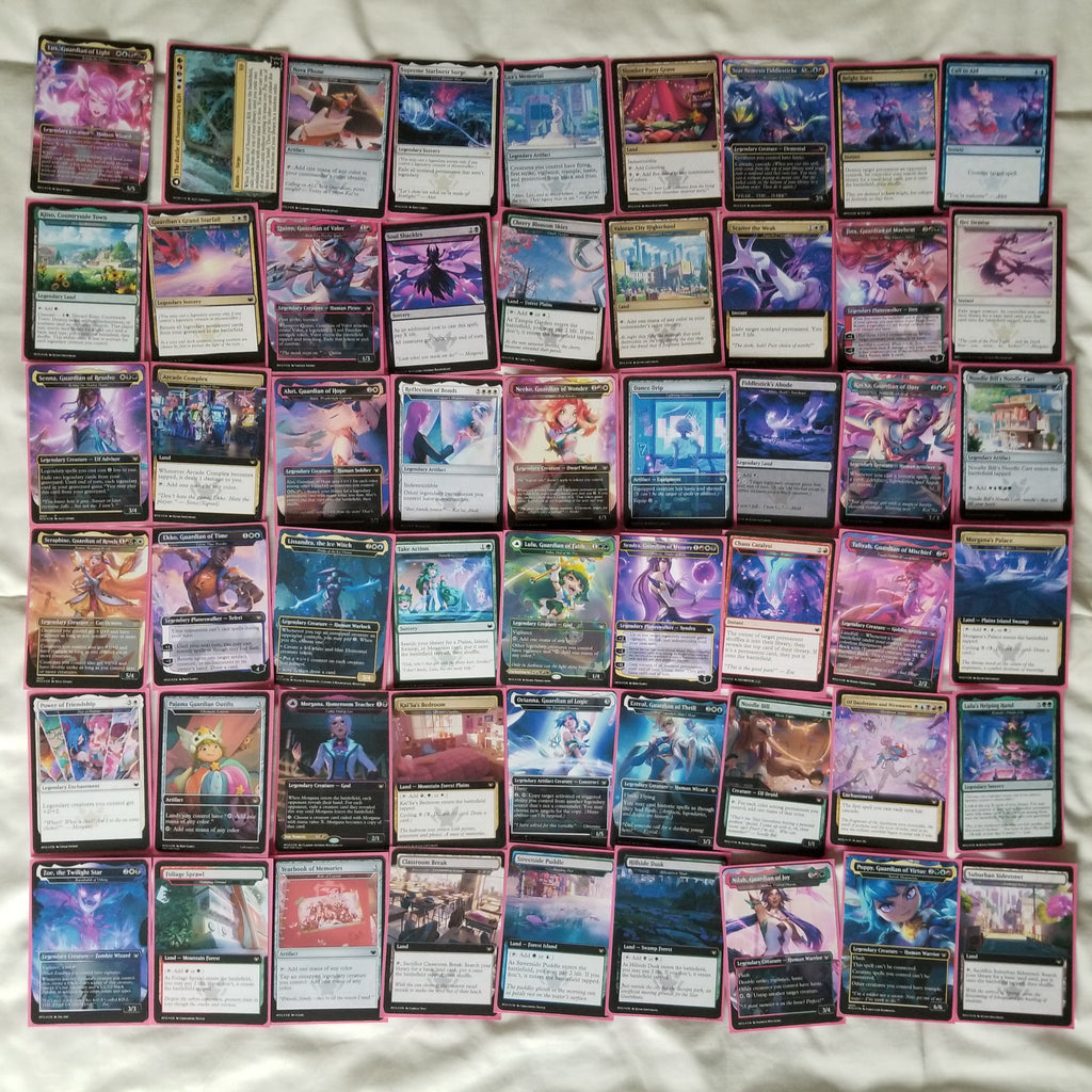 League of Legends Star Guardian 100 Card MTG Proxy EDH Commander Deck — Magic The Gathering Deck