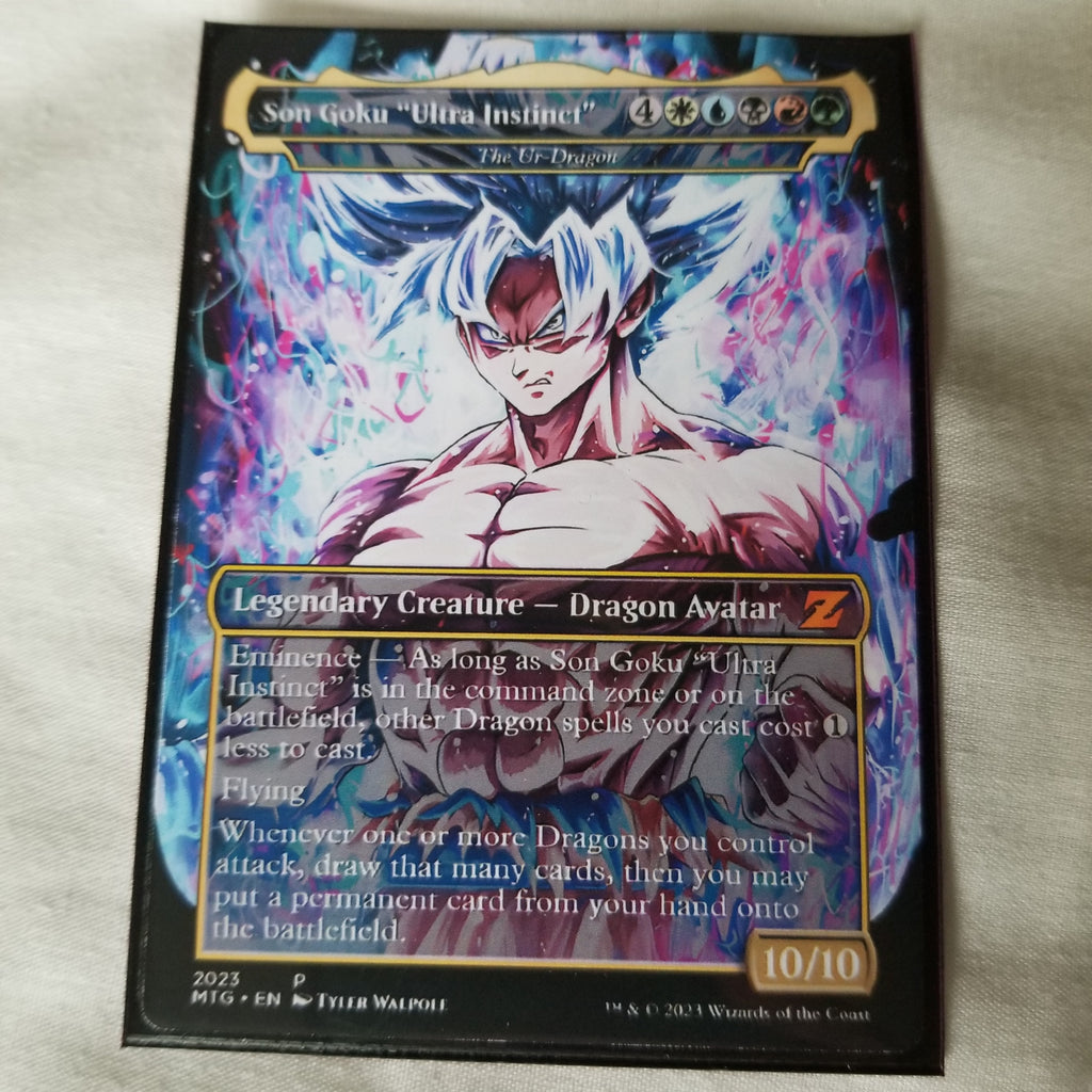 Dragonball Z 100 Card MTG Proxy EDH Commander Deck — Custom Magic The Gathering Deck