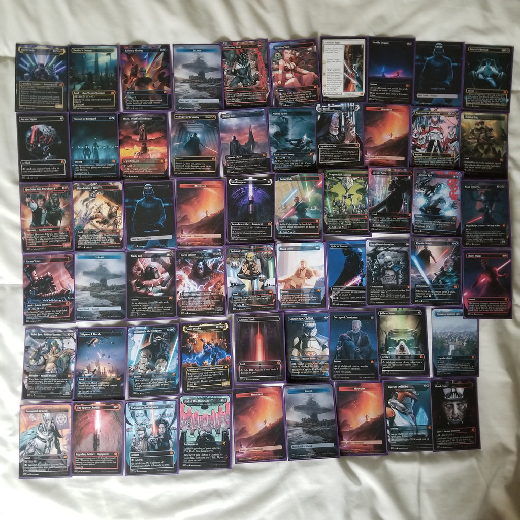 Star Wars Vaders Army 100 Card MTG Proxy EDH Commander Deck — Magic The Gathering Deck [Deck 3]