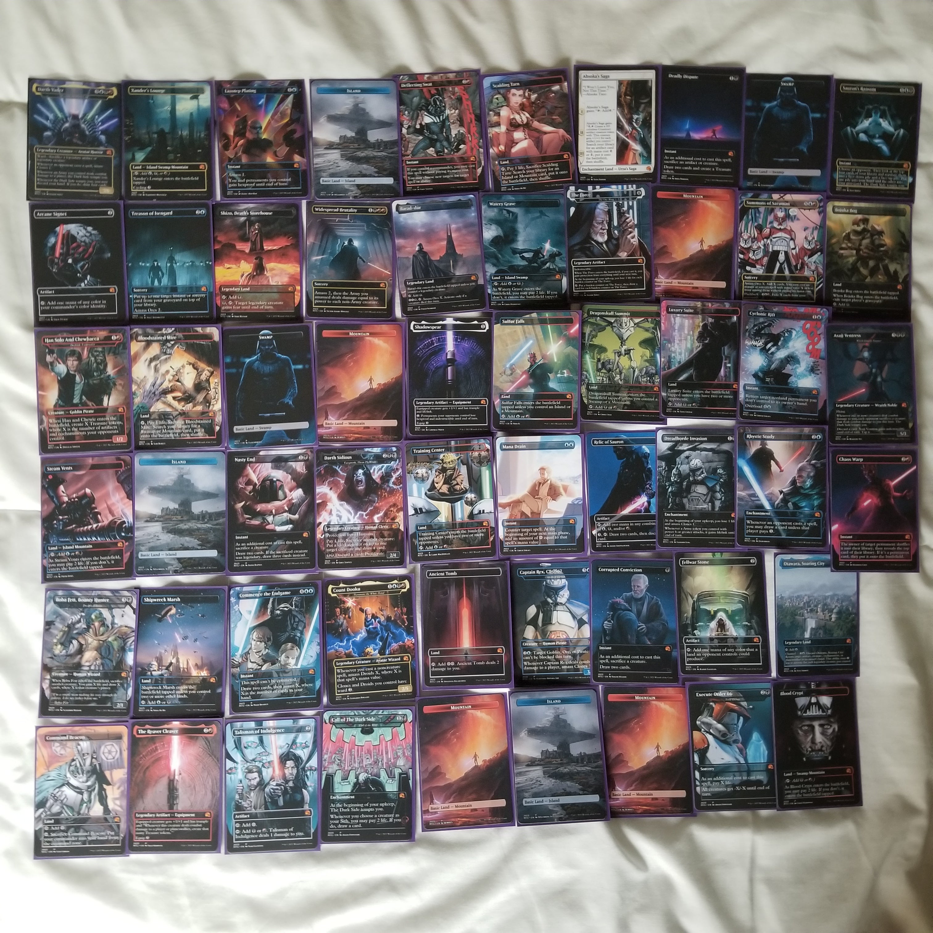 Star Wars Vaders Army 100 Card MTG Proxy EDH Commander Deck — Magic The Gathering Deck [Deck 3]