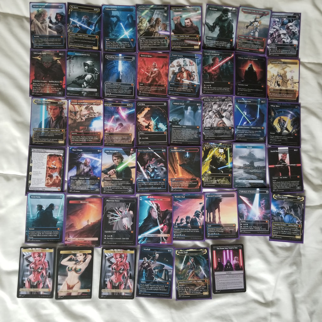 Star Wars Vaders Army 100 Card MTG Proxy EDH Commander Deck — Magic The Gathering Deck [Deck 3]