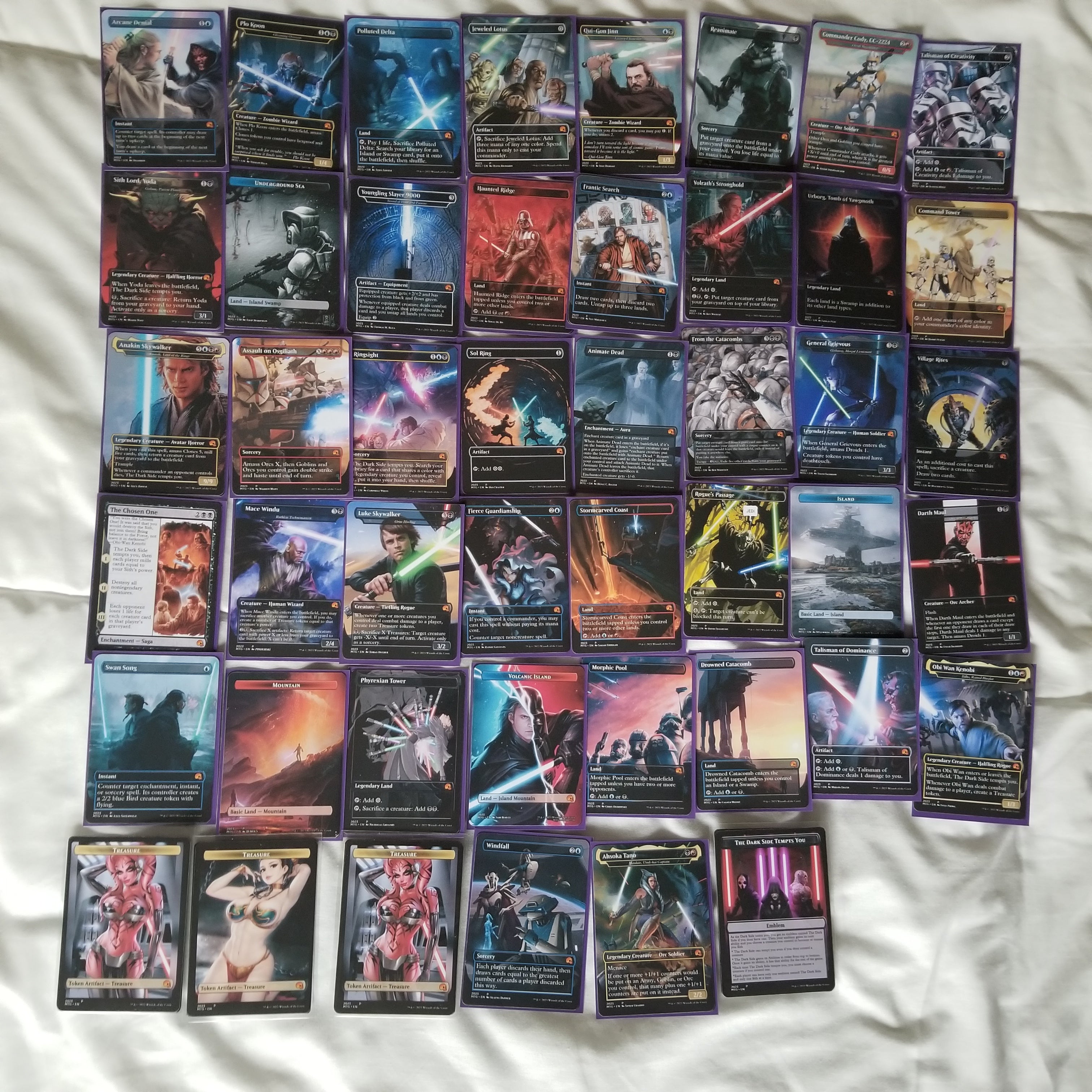 Star Wars Vaders Army 100 Card MTG Proxy EDH Commander Deck — Magic The Gathering Deck [Deck 3]
