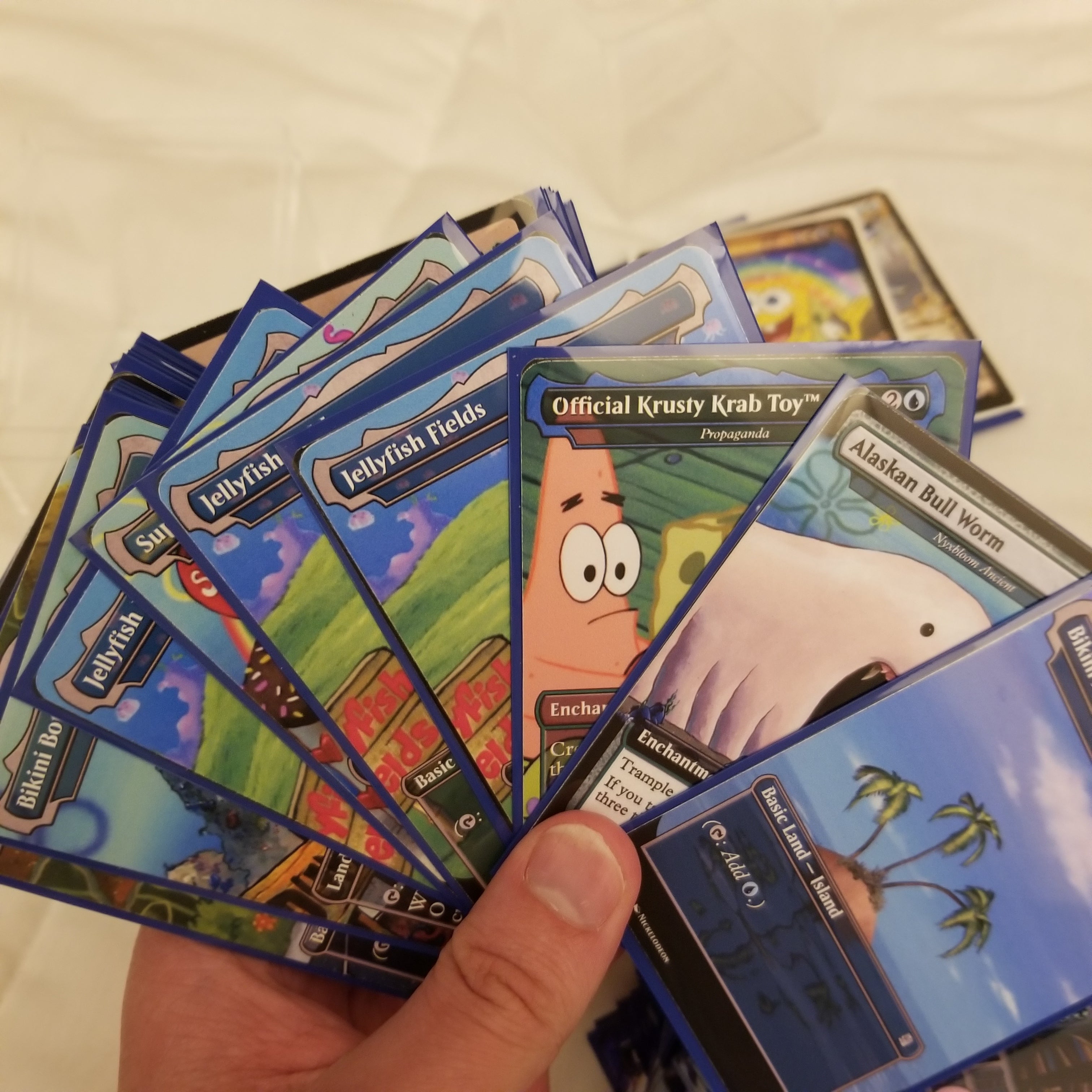 Spongebob Squarepants 100 Card MTG Proxy EDH Commander Deck — Custom Magic The Gathering Deck