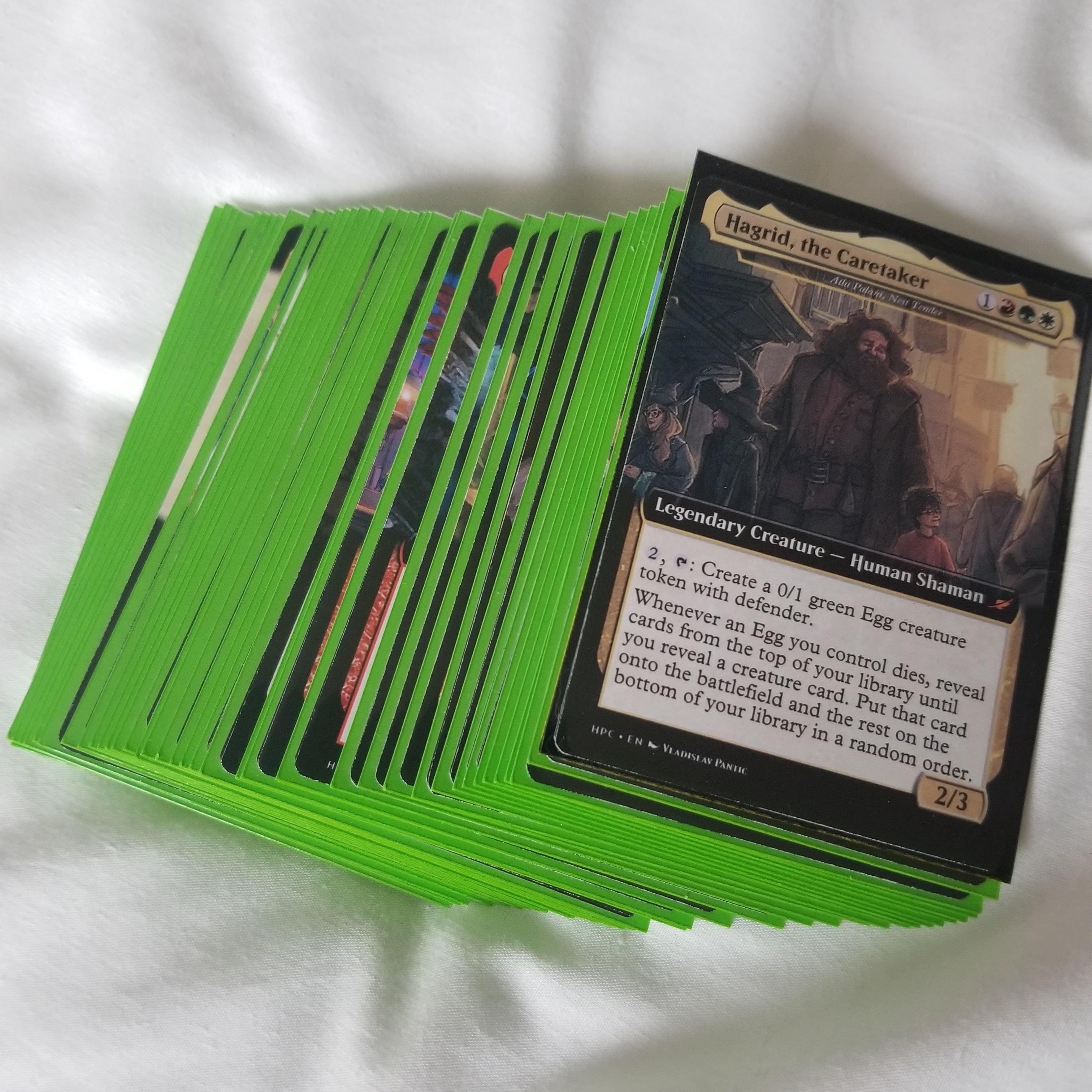 Harry Potter Hogwarts 100 Card MTG Proxy EDH Commander Deck — Custom Magic The Gathering Deck