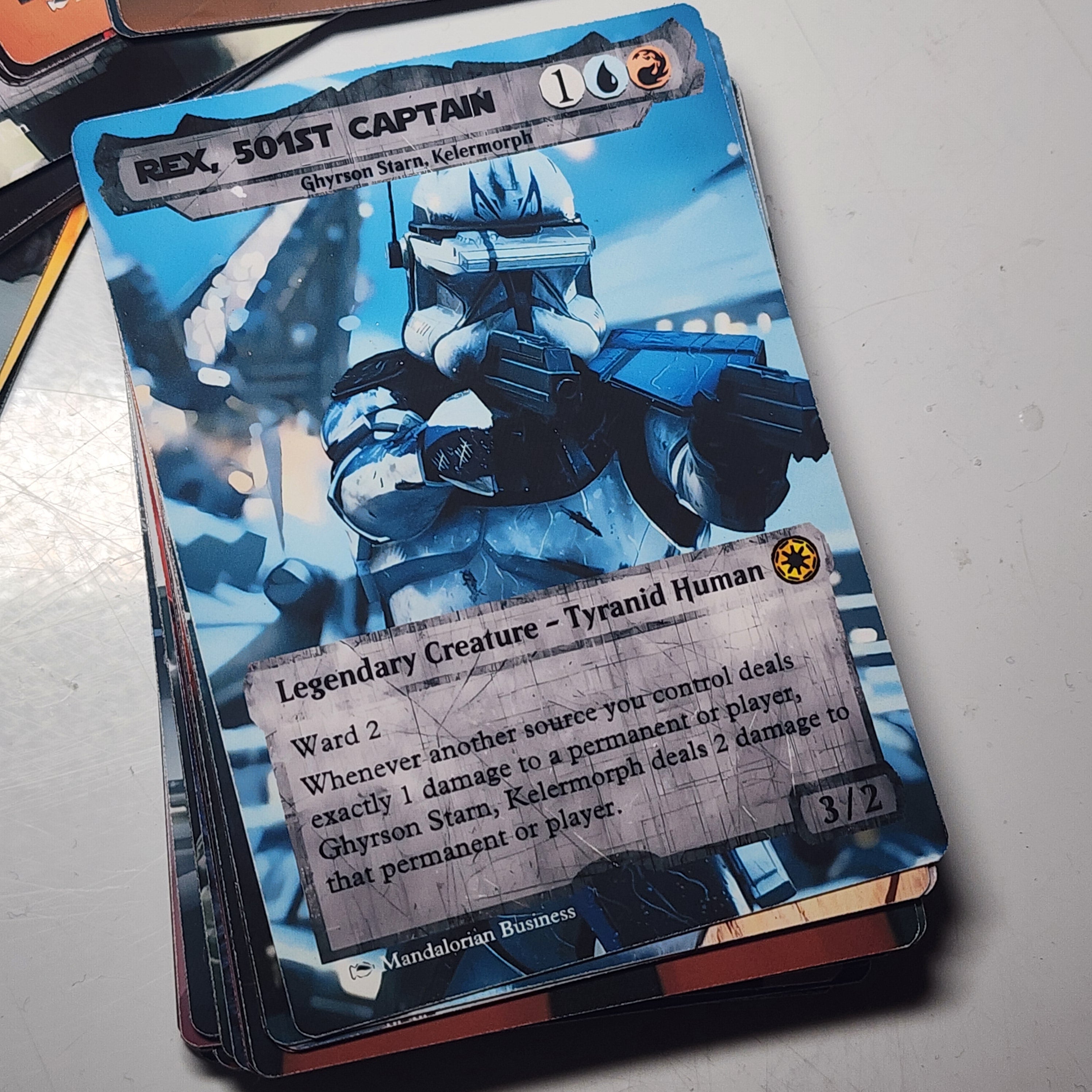 Star Wars Clone Troopers MTG Proxy Commander Deck 100 Cards — Custom Magic The Gathering Deck