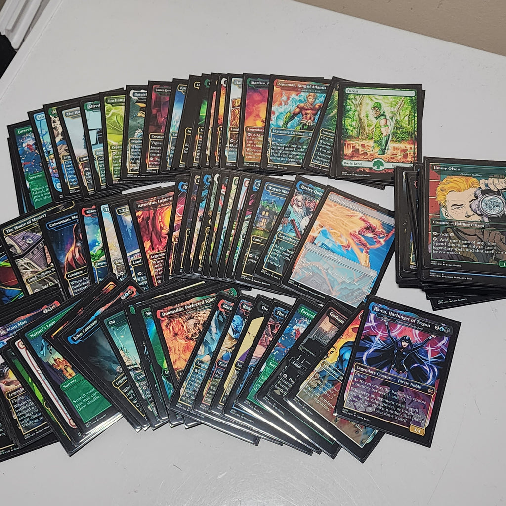 DC Comics Superman 100 Card MTG Proxy EDH Commander Deck — Custom Magic The Gathering Deck