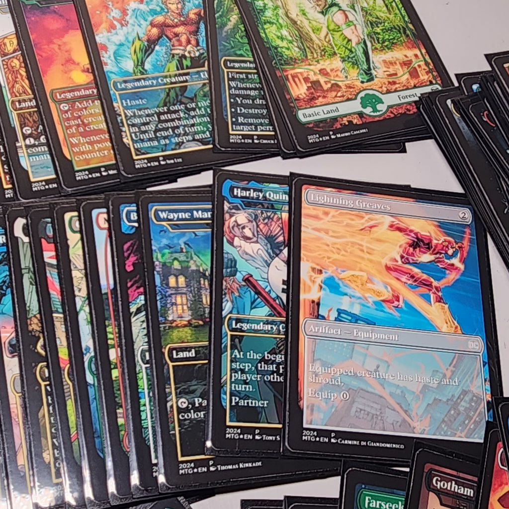 DC Comics Superman 100 Card MTG Proxy EDH Commander Deck — Custom Magic The Gathering Deck