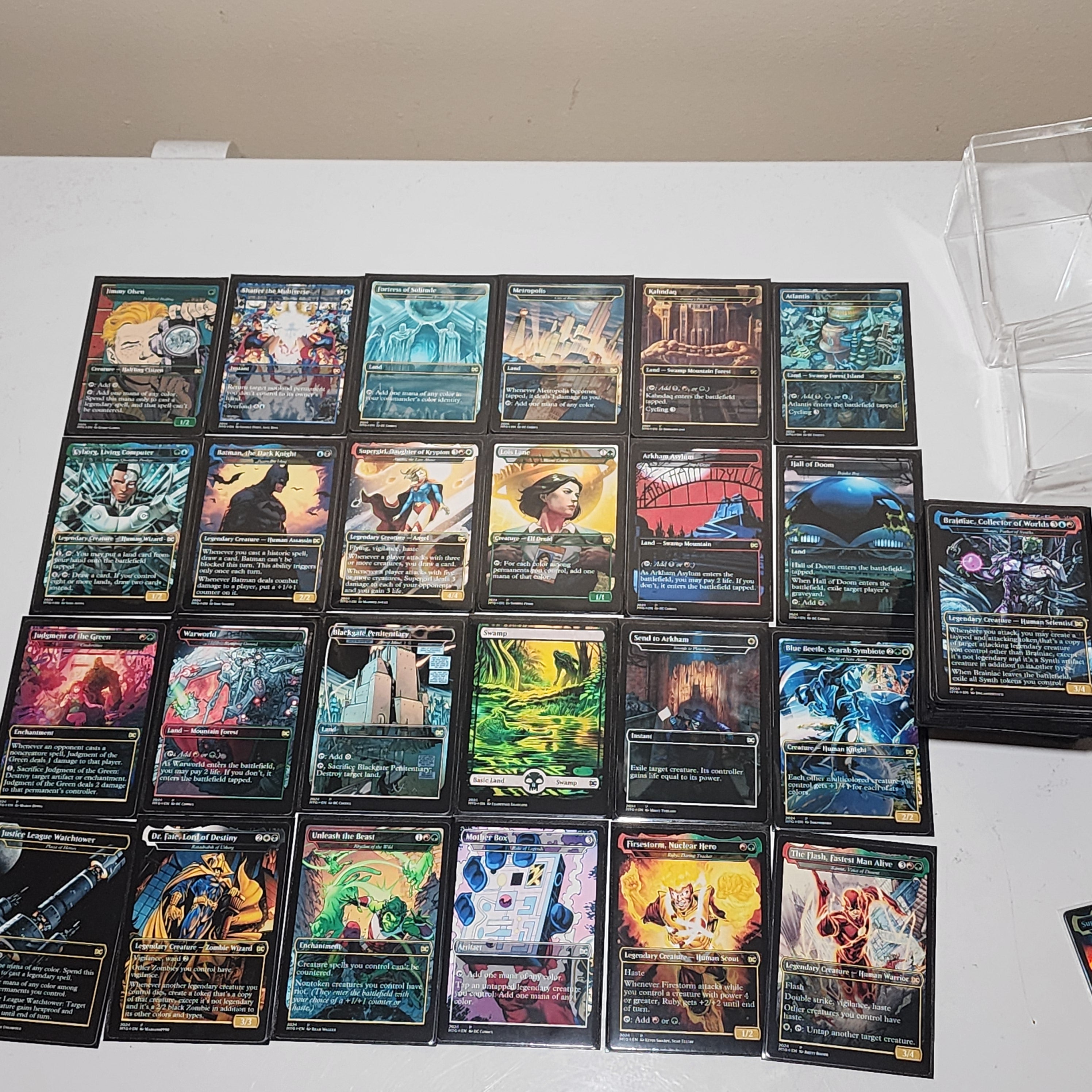 DC Comics Superman 100 Card MTG Proxy EDH Commander Deck — Custom Magic The Gathering Deck