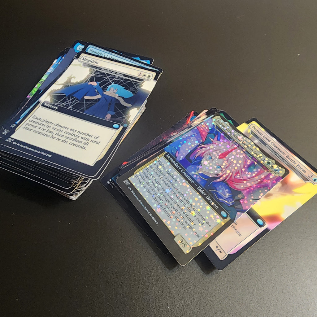 That Time I Got Reincarnated As A Slime 100 Card MTG Proxy Commander Deck — Magic The Gathering