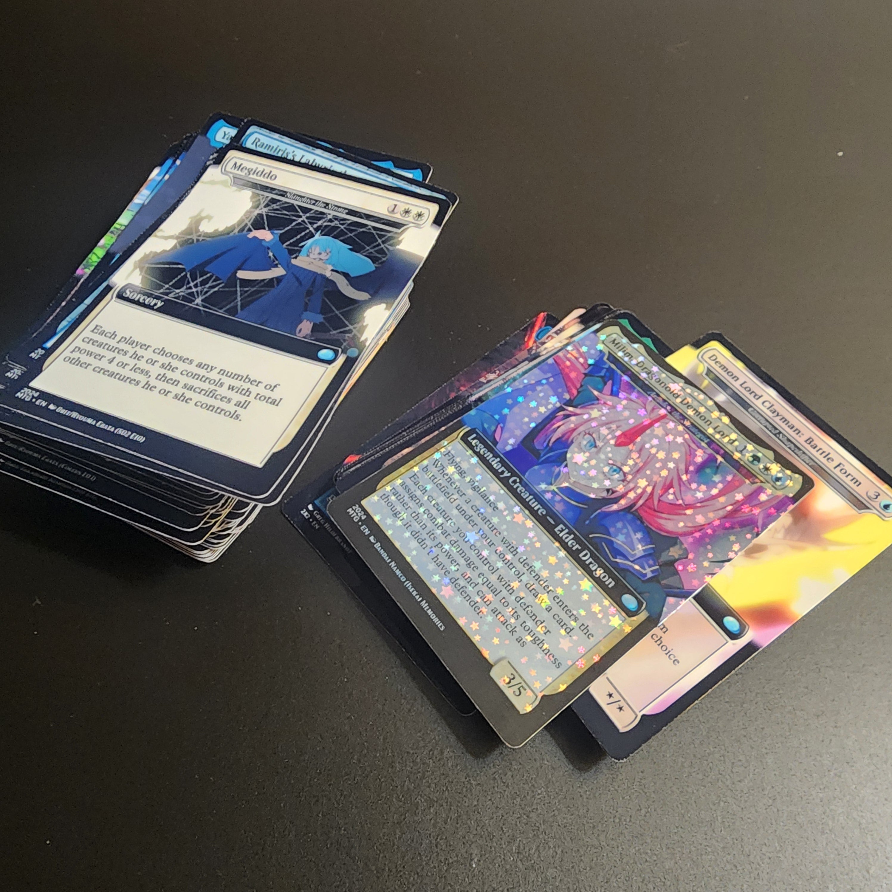 That Time I Got Reincarnated As A Slime 100 Card MTG Proxy Commander Deck — Magic The Gathering