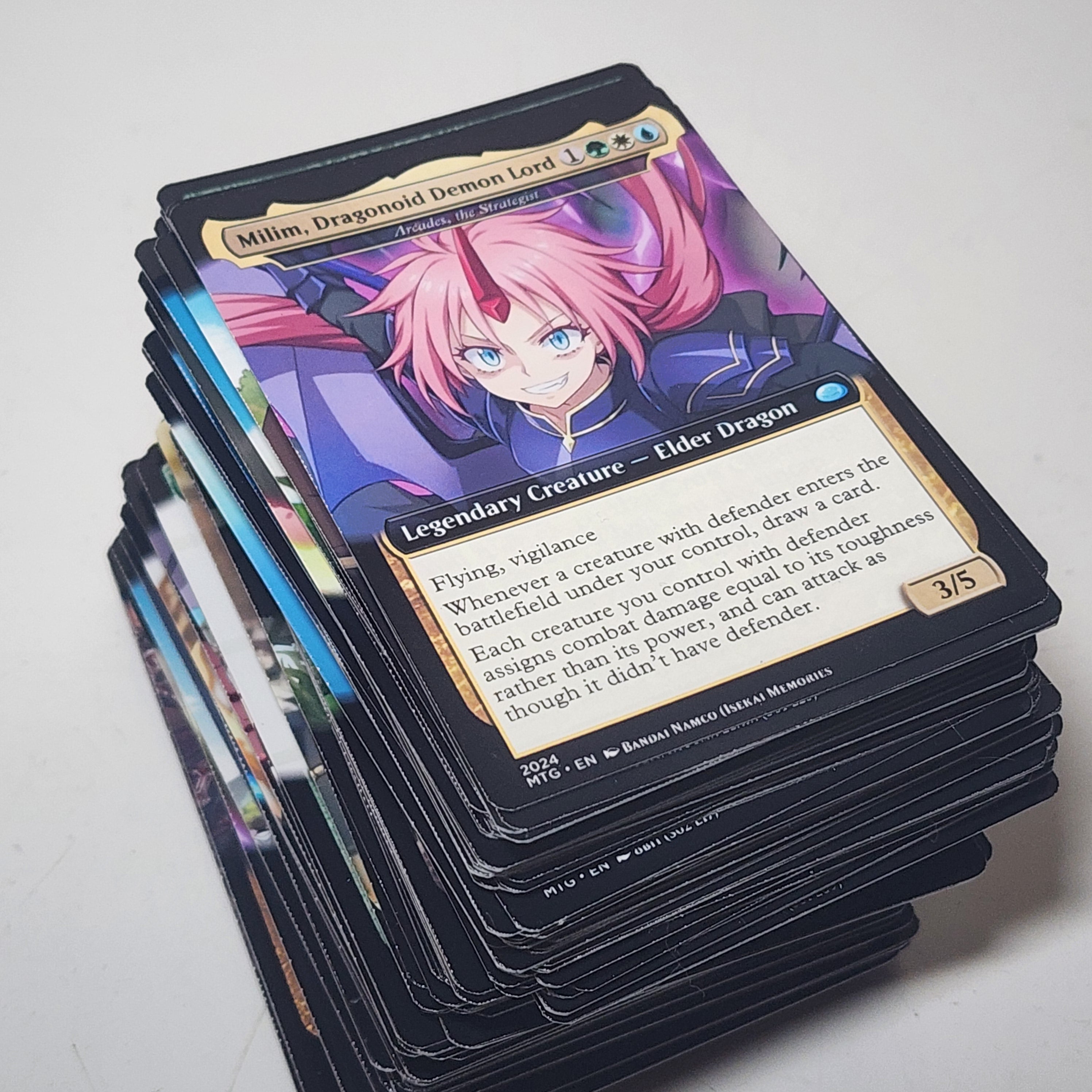 That Time I Got Reincarnated As A Slime 100 Card MTG Proxy Commander Deck — Magic The Gathering