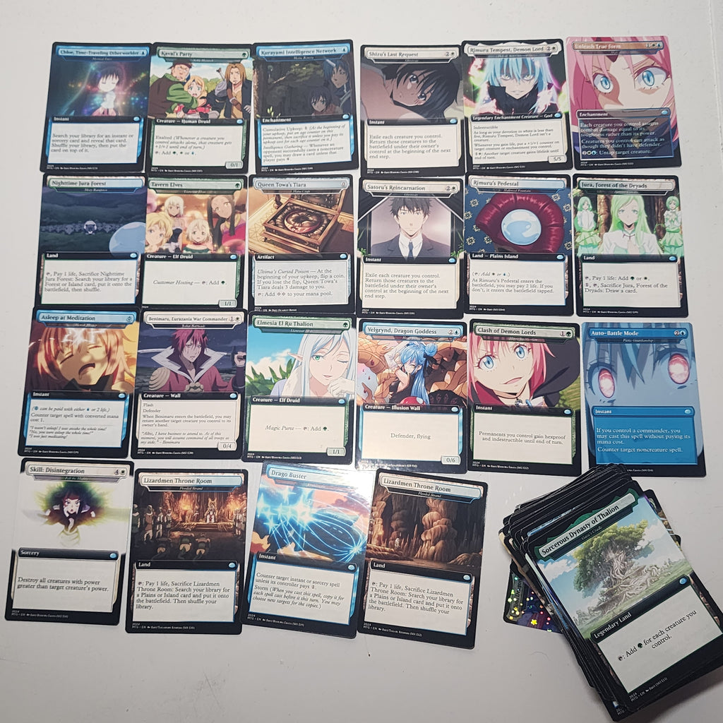 That Time I Got Reincarnated As A Slime 100 Card MTG Proxy Commander Deck — Magic The Gathering