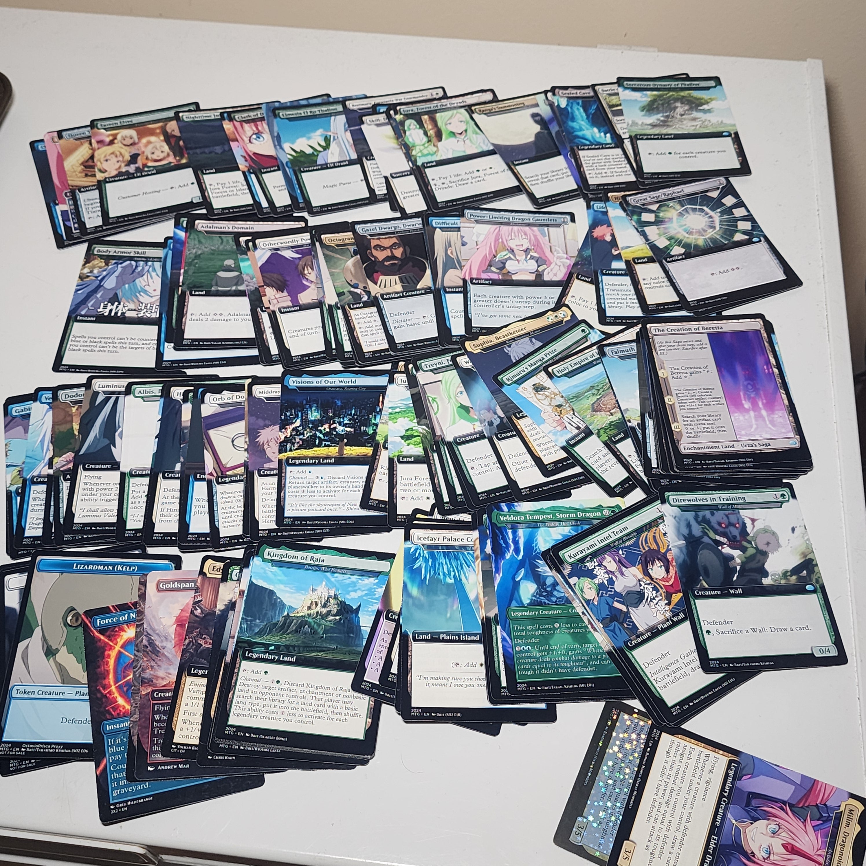 That Time I Got Reincarnated As A Slime 100 Card MTG Proxy Commander Deck — Magic The Gathering