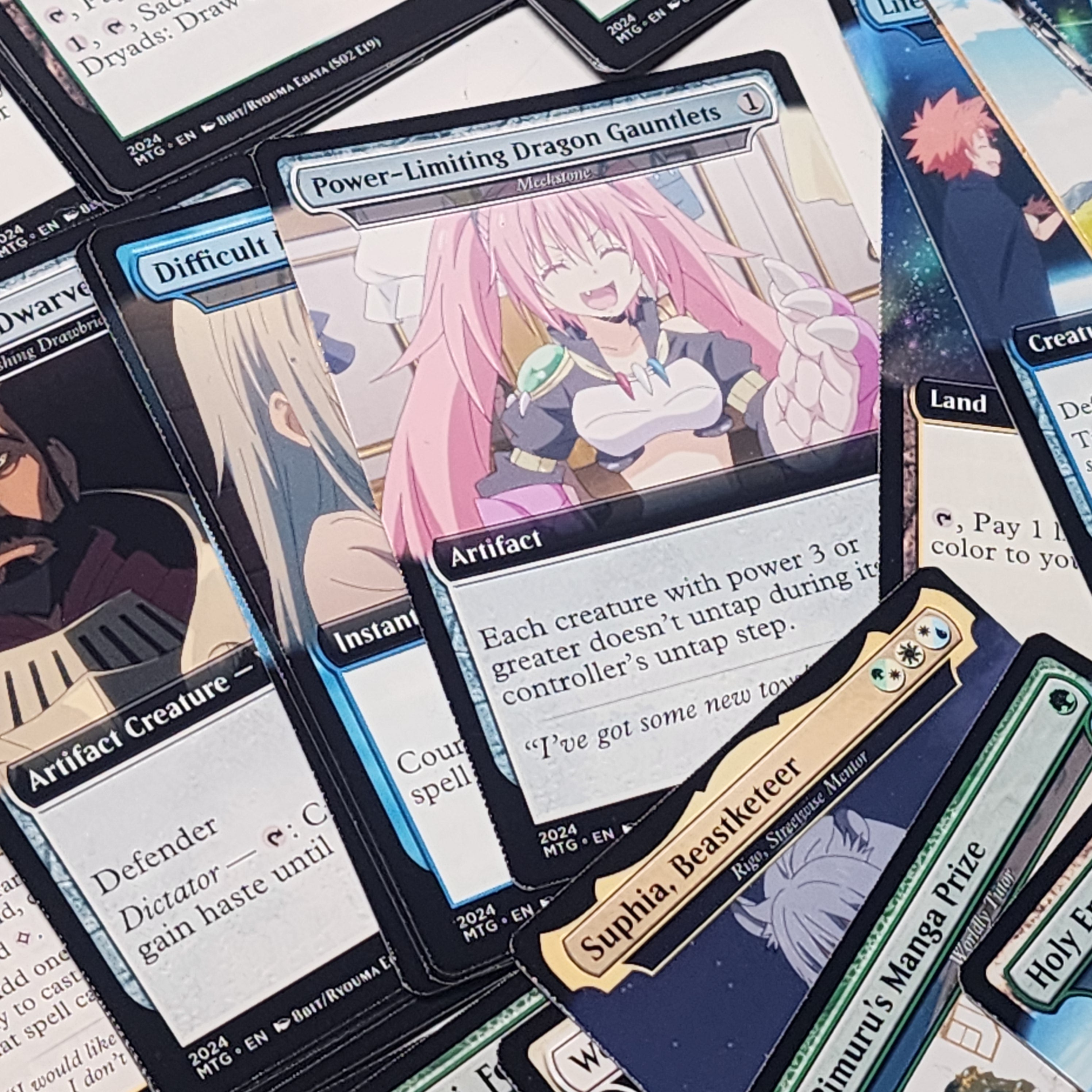 That Time I Got Reincarnated As A Slime 100 Card MTG Proxy Commander Deck — Magic The Gathering