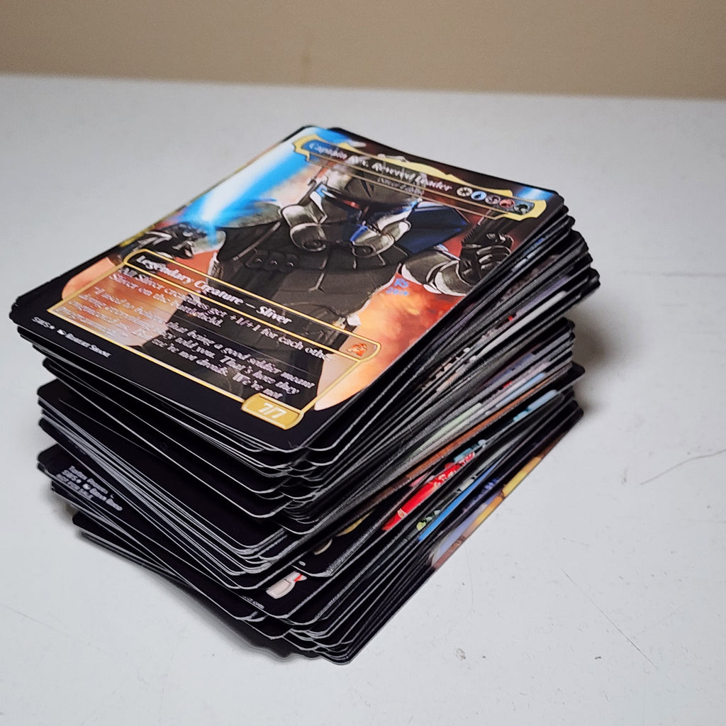 Star Wars Slivers 100 Card MTG Proxy EDH Commander Deck — Custom Magic The Gathering Deck [Deck 1]