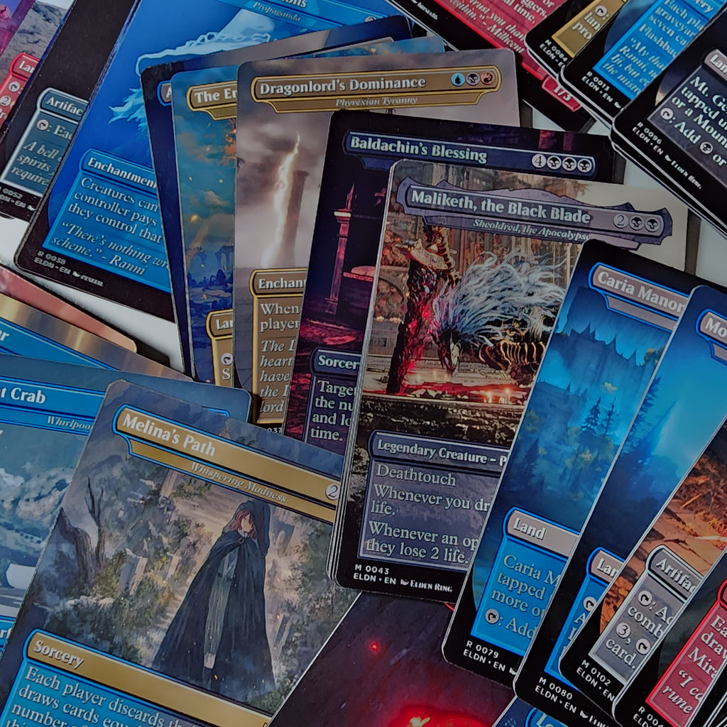 Elden Ring MTG Proxy Commander Deck 100 Cards — Custom Magic The Gathering Deck
