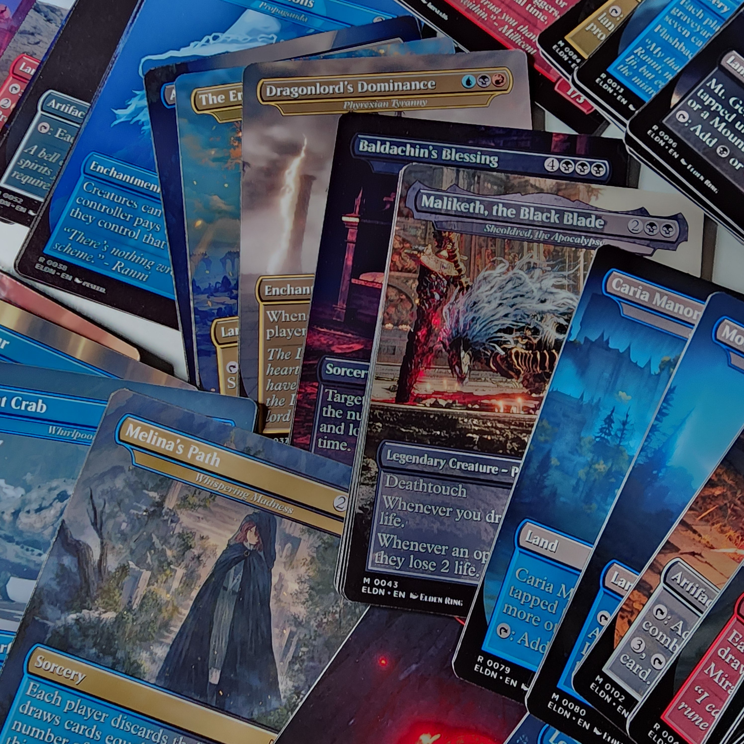 Elden Ring MTG Proxy Commander Deck 100 Cards — Custom Magic The Gathering Deck