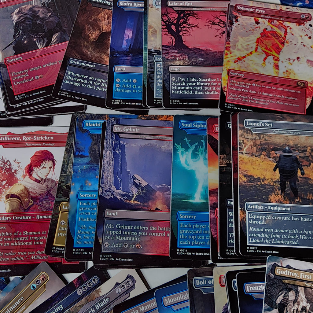 Elden Ring MTG Proxy Commander Deck 100 Cards — Custom Magic The Gathering Deck