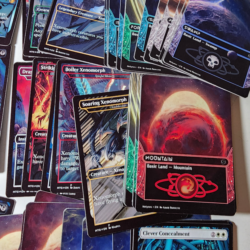 Alien Xenomorph 100 Card MTG Proxy EDH Commander Deck — Custom Magic The Gathering Deck