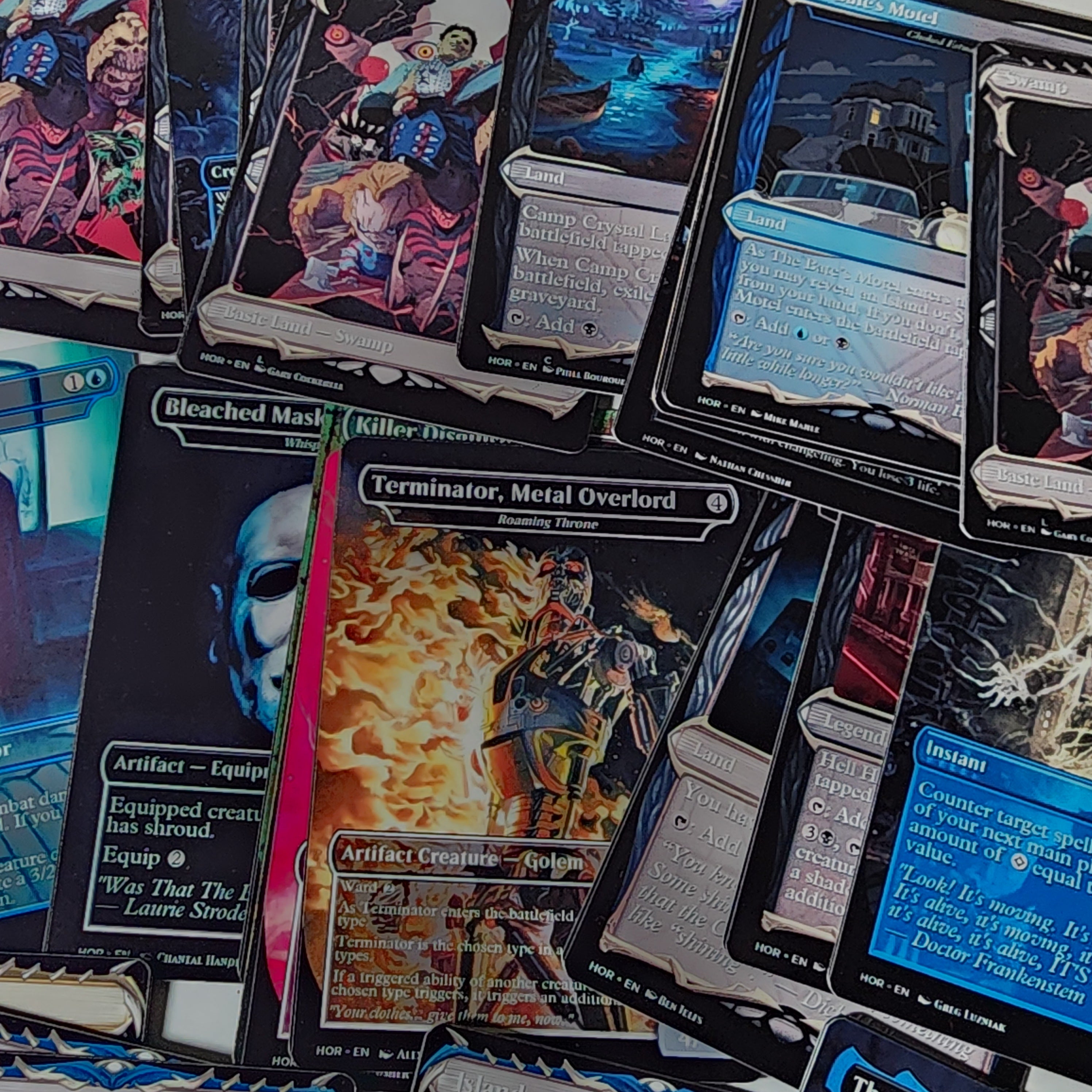 Horror Themed Halloween Movies MTG Proxy Commander Deck — Custom Magic The Gathering Deck