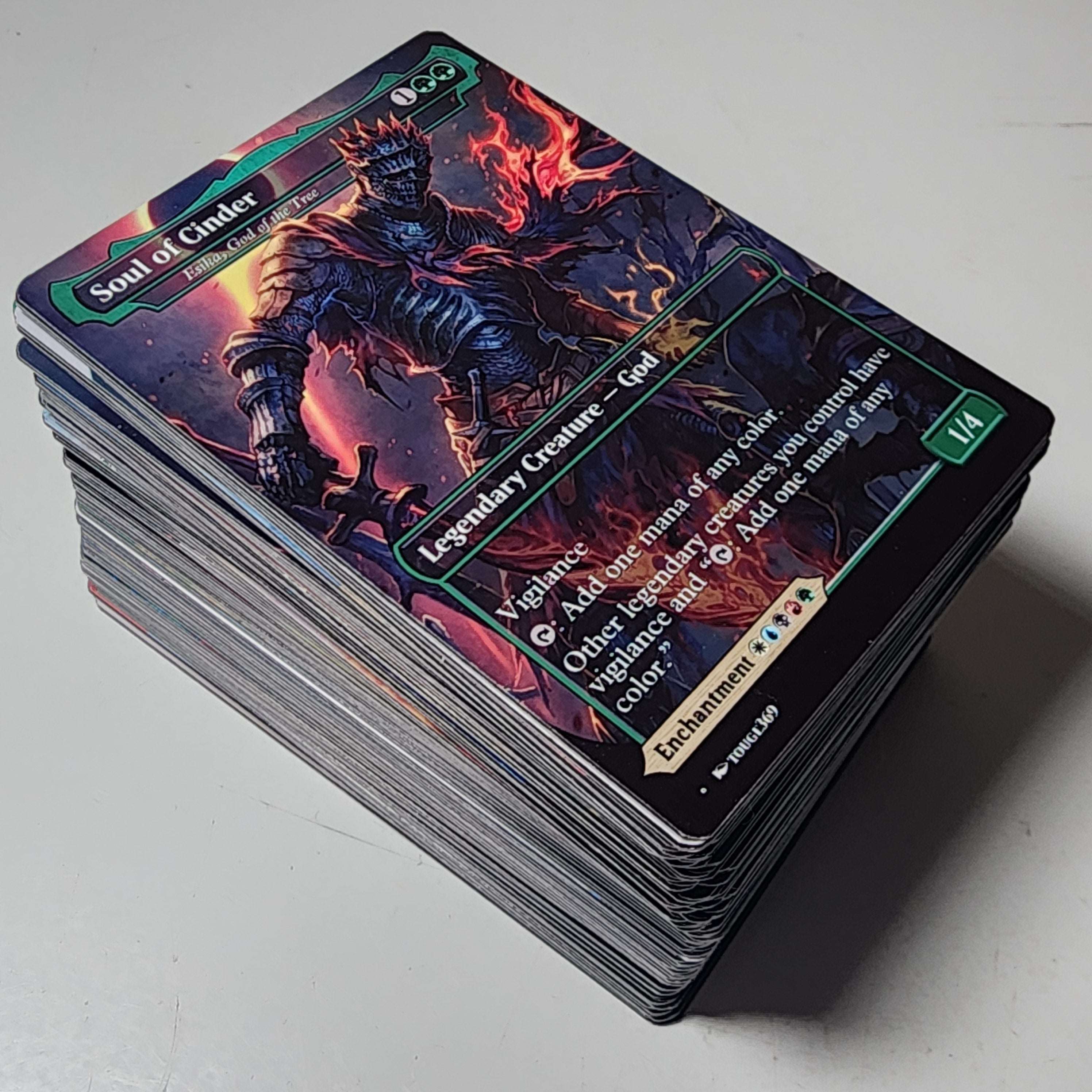 Dark Souls MTG Proxy Commander Deck 100 Cards — Custom Magic The Gathering Deck