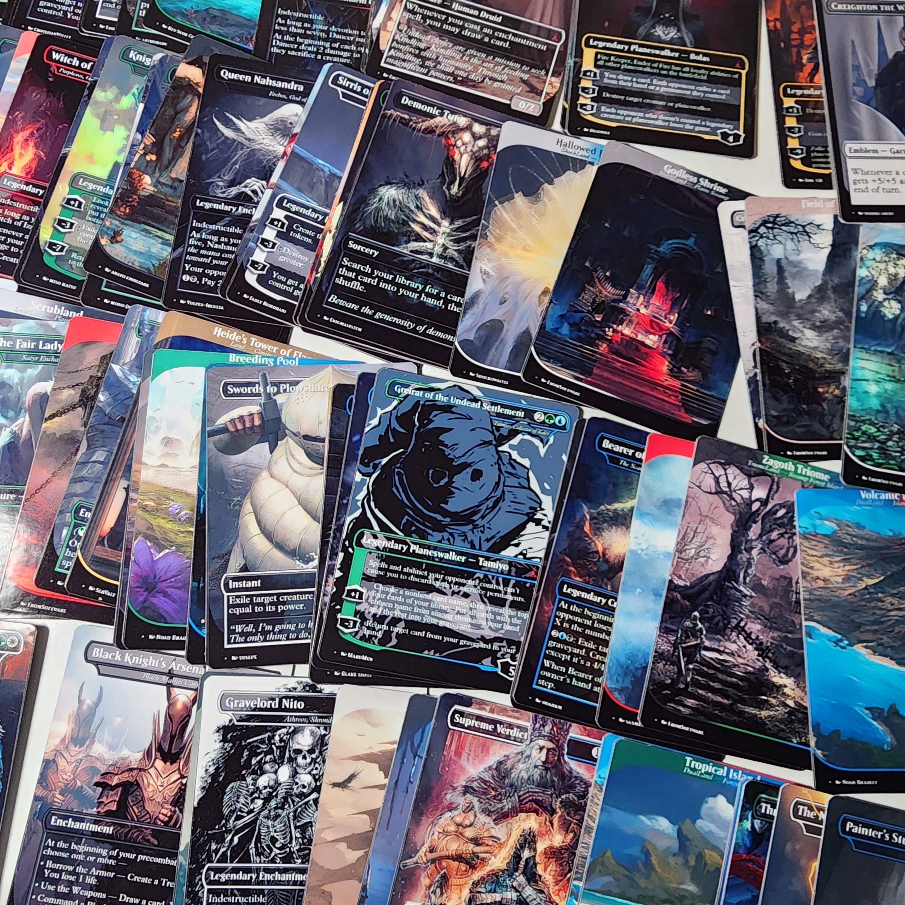 Dark Souls MTG Proxy Commander Deck 100 Cards — Custom Magic The Gathering Deck