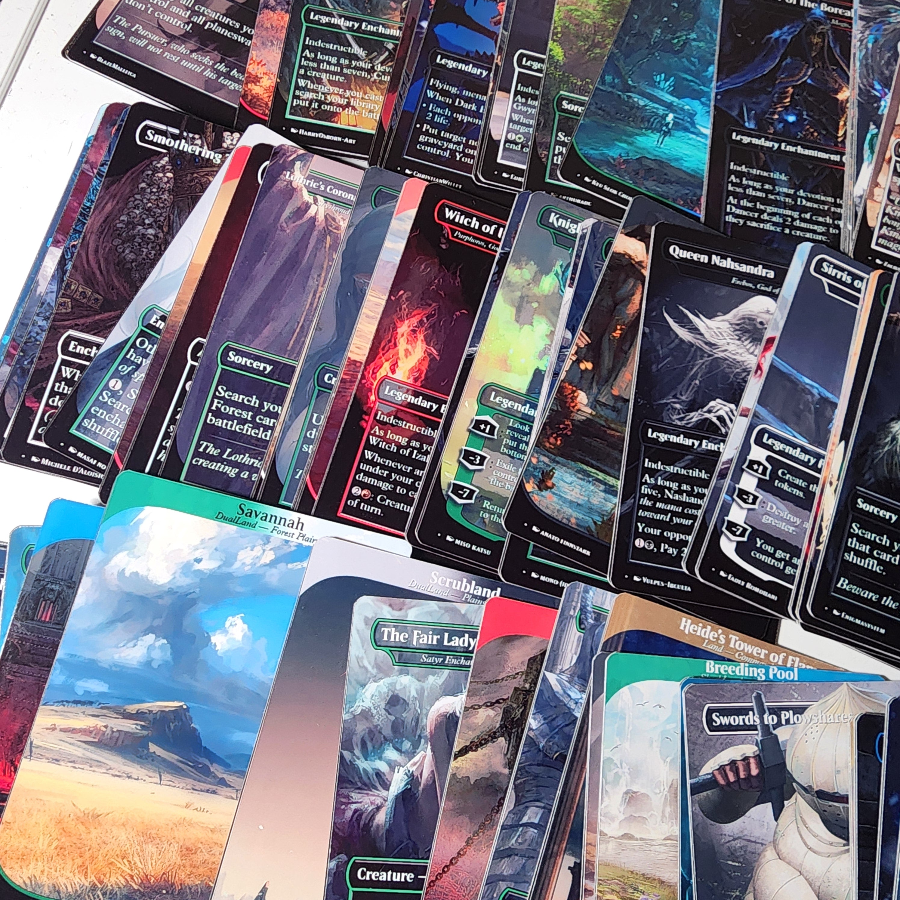 Dark Souls MTG Proxy Commander Deck 100 Cards — Custom Magic The Gathering Deck