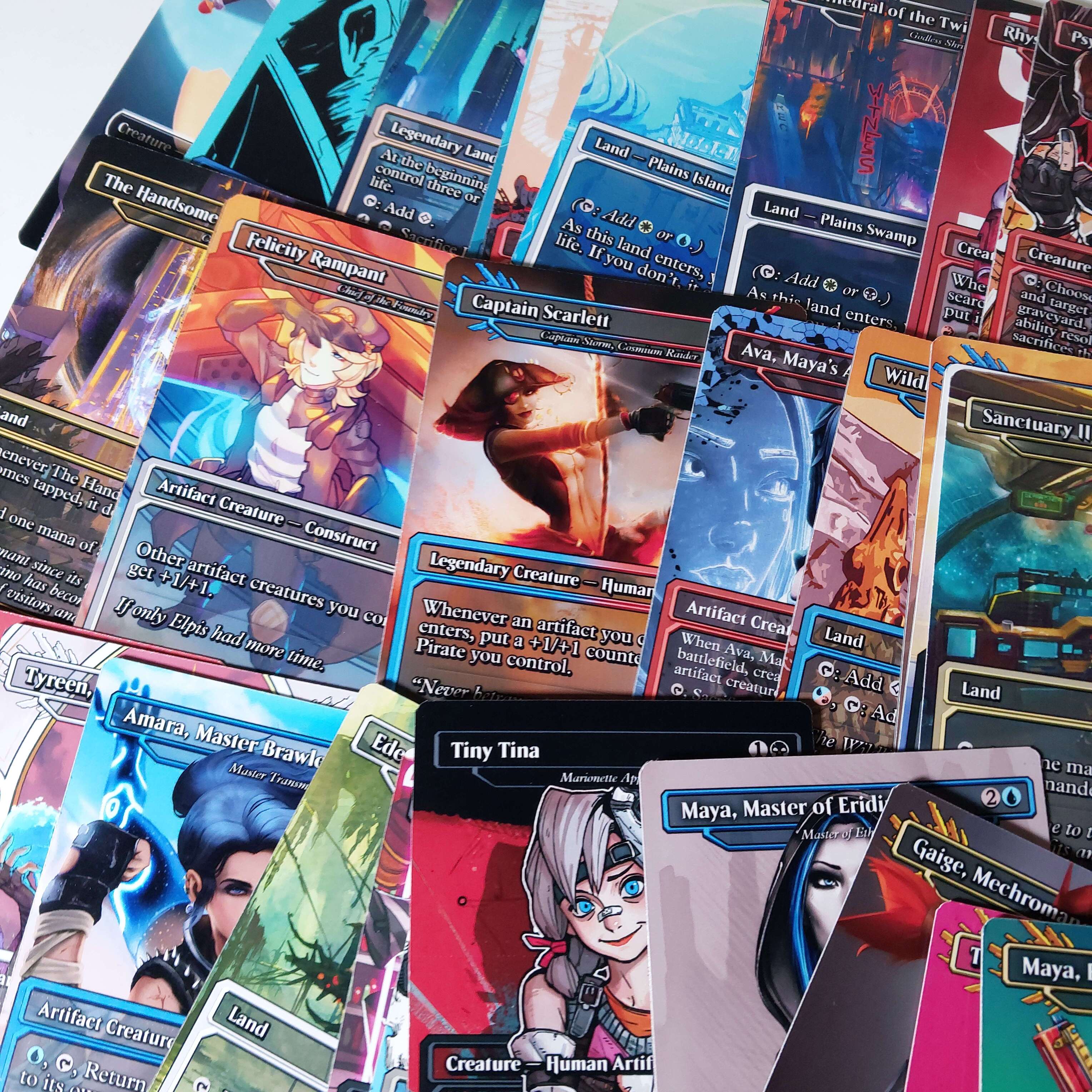 Borderlands Video Game MTG Proxy Commander Deck 100 Cards — Custom Magic The Gathering Deck