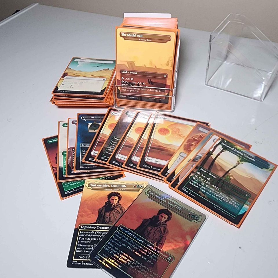 Dune Sand Worms 100 Card MTG Proxy EDH Commander Deck — Custom Magic The Gathering Deck