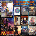 Kingdom Hearts Keyblade 100 Card MTG Proxy EDH Commander Deck — Custom Magic The Gathering Deck
