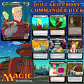 Futurama 100 Card MTG Proxy EDH Commander Deck — Custom Magic The Gathering Deck