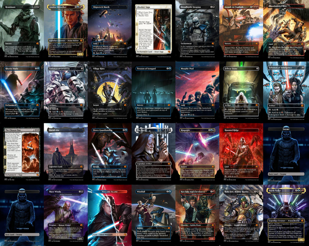 Star Wars Vaders Army 100 Card MTG Proxy EDH Commander Deck — Magic The Gathering Deck [Deck 3]