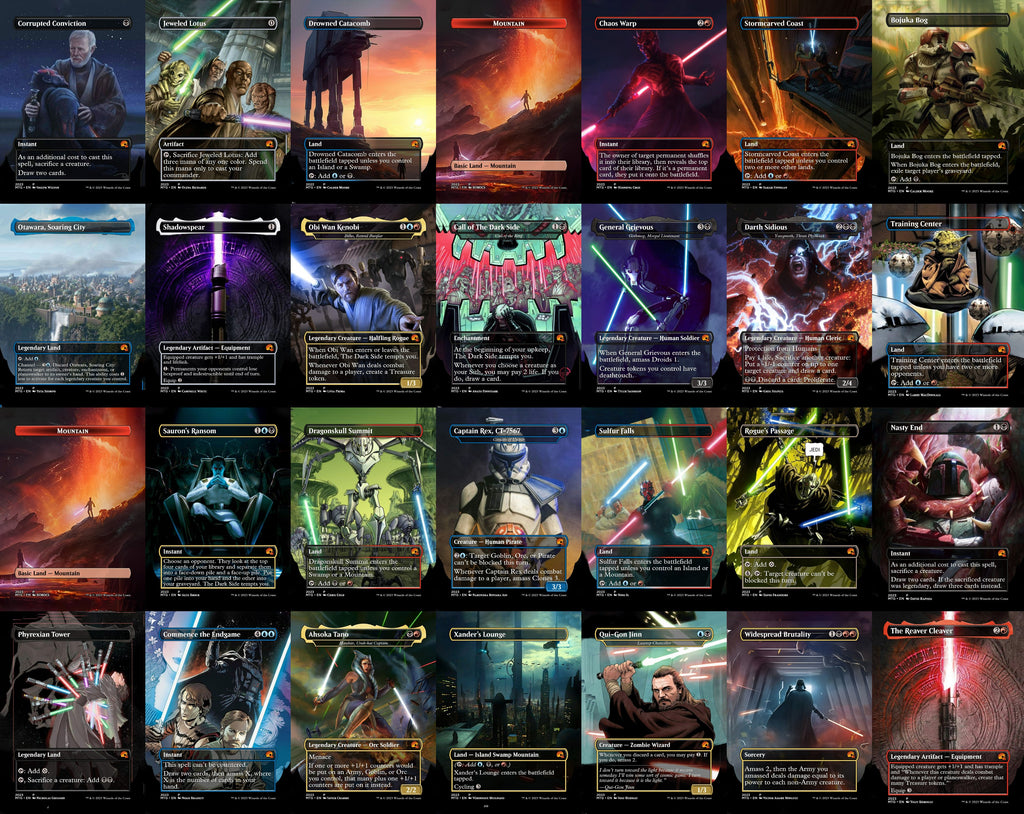 Star Wars Vaders Army 100 Card MTG Proxy EDH Commander Deck — Magic The Gathering Deck [Deck 3]