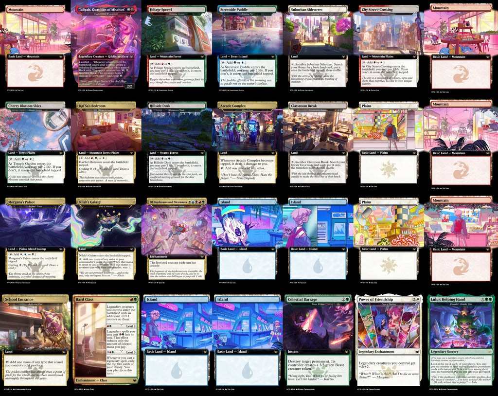 League of Legends Star Guardian 100 Card MTG Proxy EDH Commander Deck — Magic The Gathering Deck