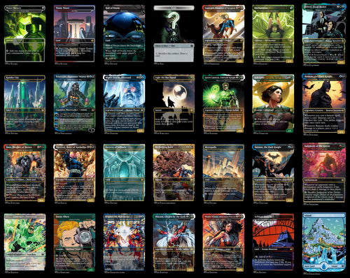 DC Comics Superman 100 Card MTG Proxy EDH Commander Deck — Custom Magic The Gathering Deck